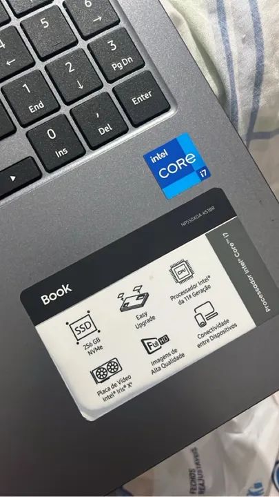 VENDO- Notebook Samsung Galaxy Book i7 (11ª Geração) - Semi-novo - Foto 3