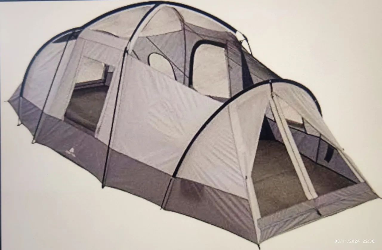 Tenda Ozark Trail 10 Pessoas 3 Quartos 20x10 - Foto 2