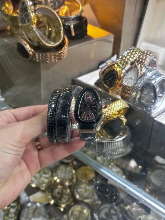 Relogio Serpenti Bvlgr Preto - Foto 3