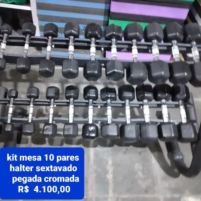 Halteres pegada cromada - Foto 3