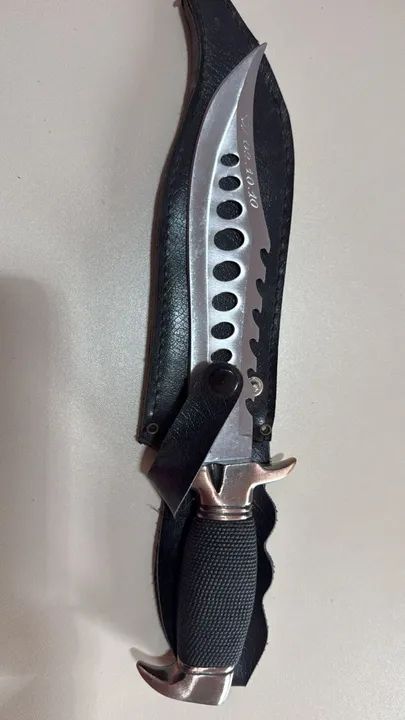 Faca artesanal profissional em excelente lâmina de aço - Foto 2