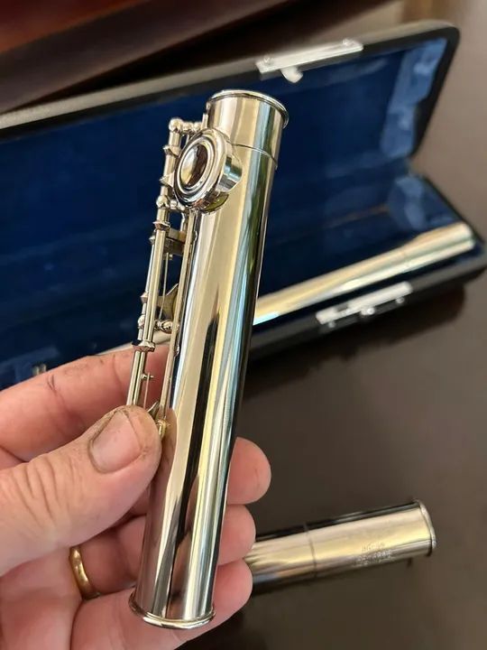 Flauta Transversal Pearl NC 96 niquelada 