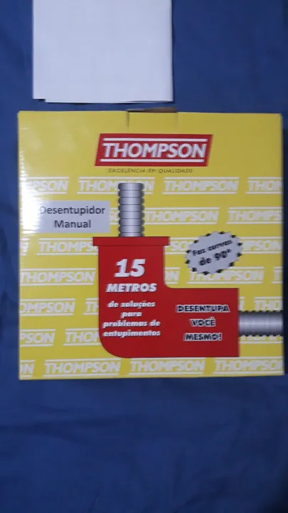 Desentupidor Tufão 15 Metros Tanque Ralo Pia Bacia Esgoto Novo