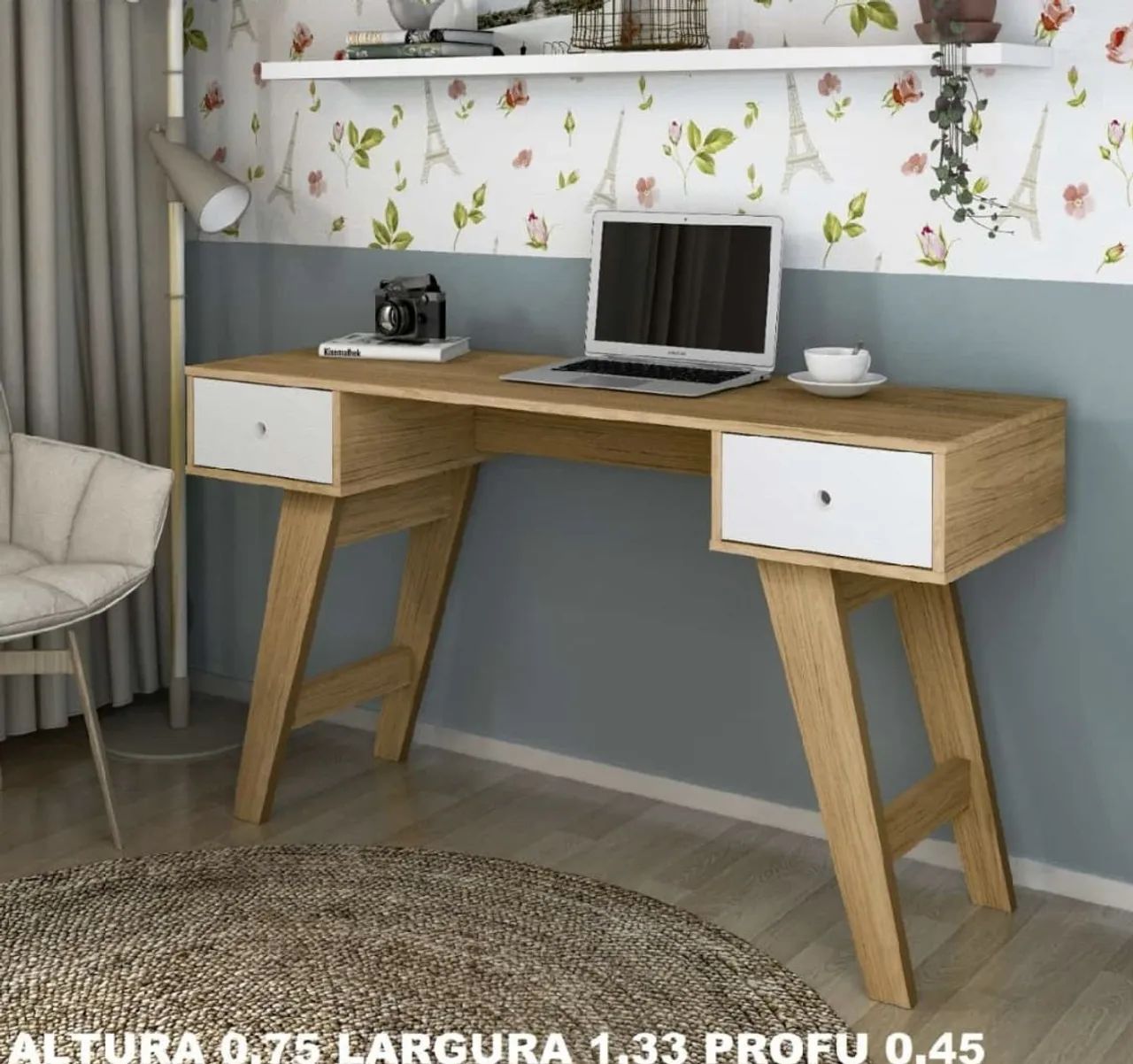 Mesa de Escritório Moderna - Foto 2