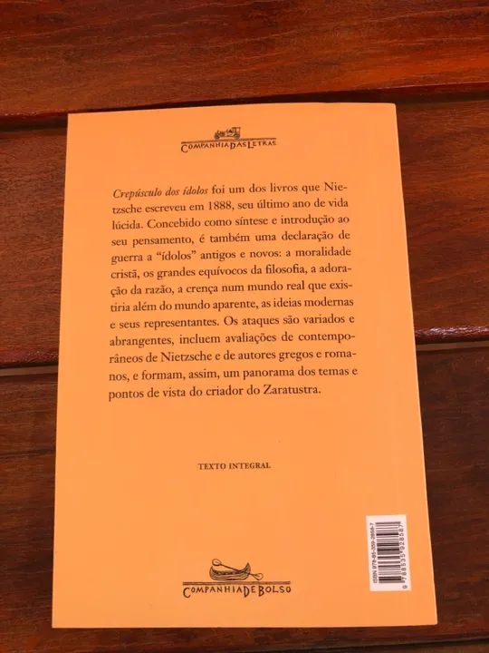 Livro Crepúsculo dos Ídolos  - Foto 2