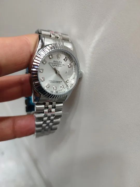 Relógio feminino pulseira de aço  - Foto 2