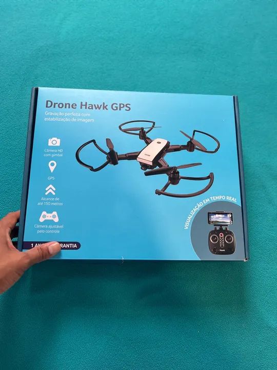 Drone Hawk  - Câmera HD WiFi com Estabilizador - Foto 2