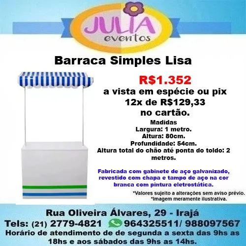 Barraca Simples Lisa