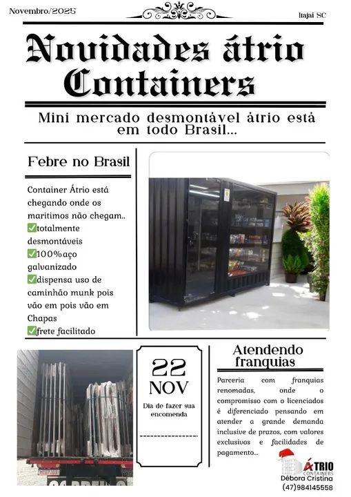 Container franquia desmontável  - Foto 2