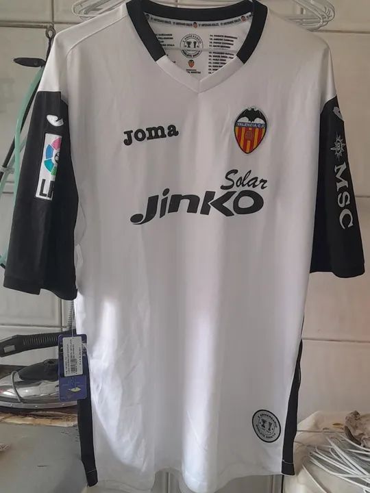 CAMISA SENEYERA VALENCIA ESPANHA JOMA EDICAO ESPECIAL CENTENARIO 2004 2014 NOVA FR GRATIS