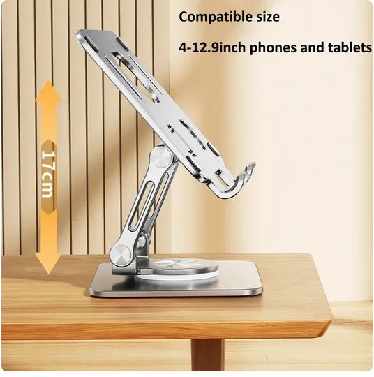 Suporte ajustável de alumínio Tablet giratório - Foto 4