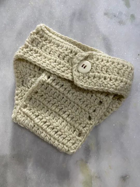 Conjunto de Crochê para Bebê - Cachorrinho - Foto 3