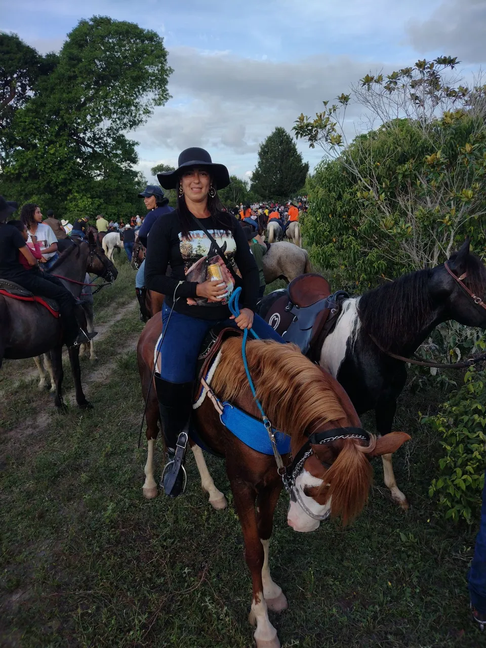 Cavalo manga larga