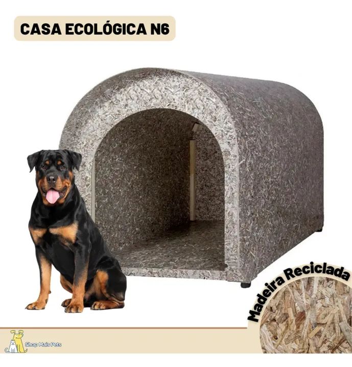 Casinha para cachorro em biodegradáveis n6 - Foto 3
