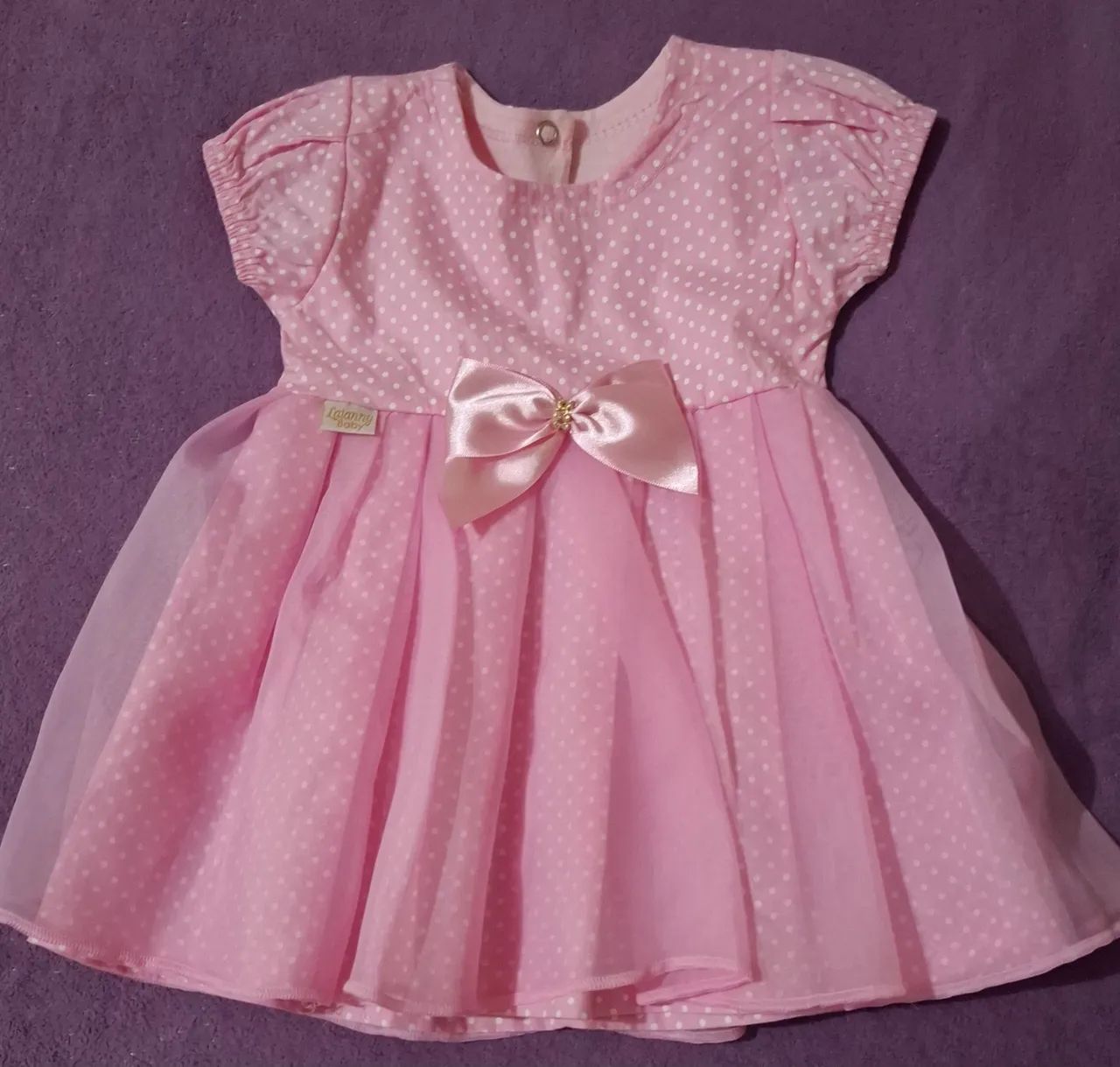 Vestido de bebê menina 