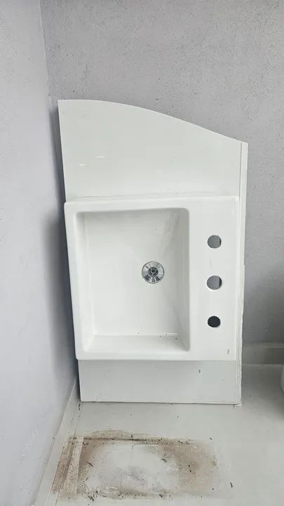 Cuba Deca com Pedra (Quartzo Branco) Incluso