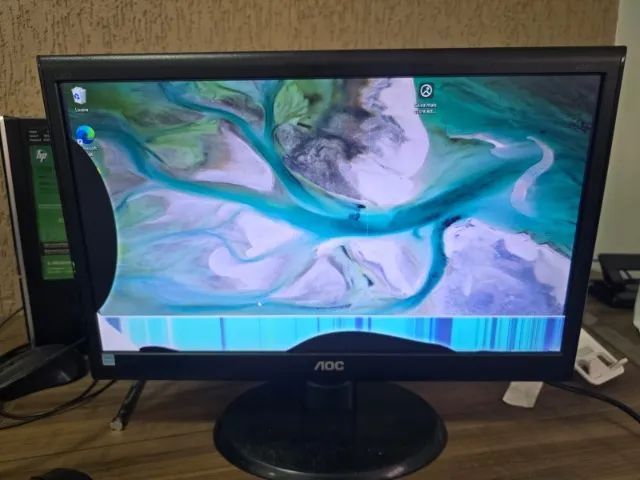 Monitor Aoc 18,5 Polegadas Widescreen E950sw Led Lcd Com Nf (COM DETALHES) - Foto 2