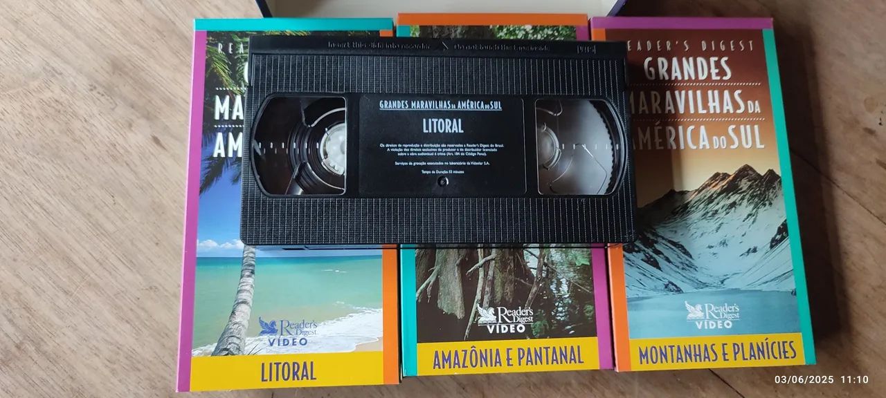 Box VHS Grande Maravilhas da América do Sul Reader's Digest - Foto 5