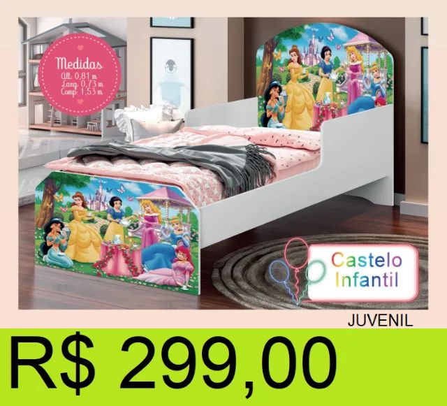 Cama infantil adesivada com estampas divertidas - Foto 3