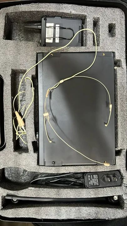 Microfone Auricular sem fio Wireless Sw481 - Foto 2