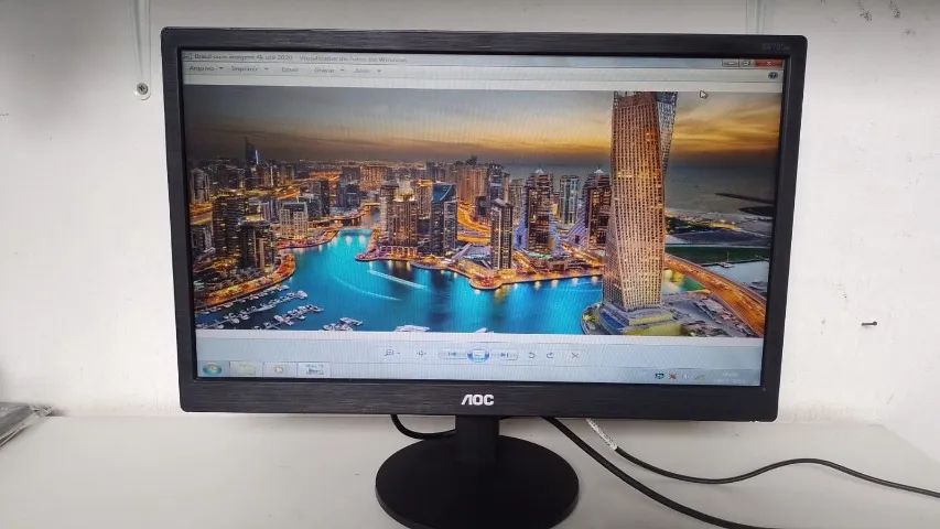 Monitor AOC HDMI 19 polegadas LED  com garantia  - Foto 2