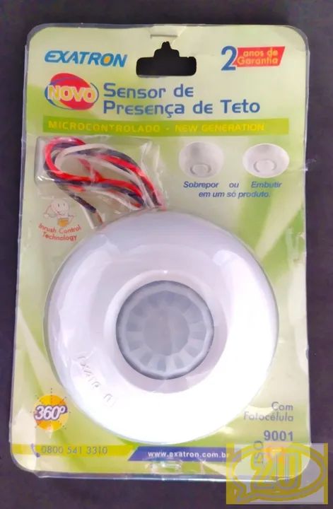 Sensor de presença de teto