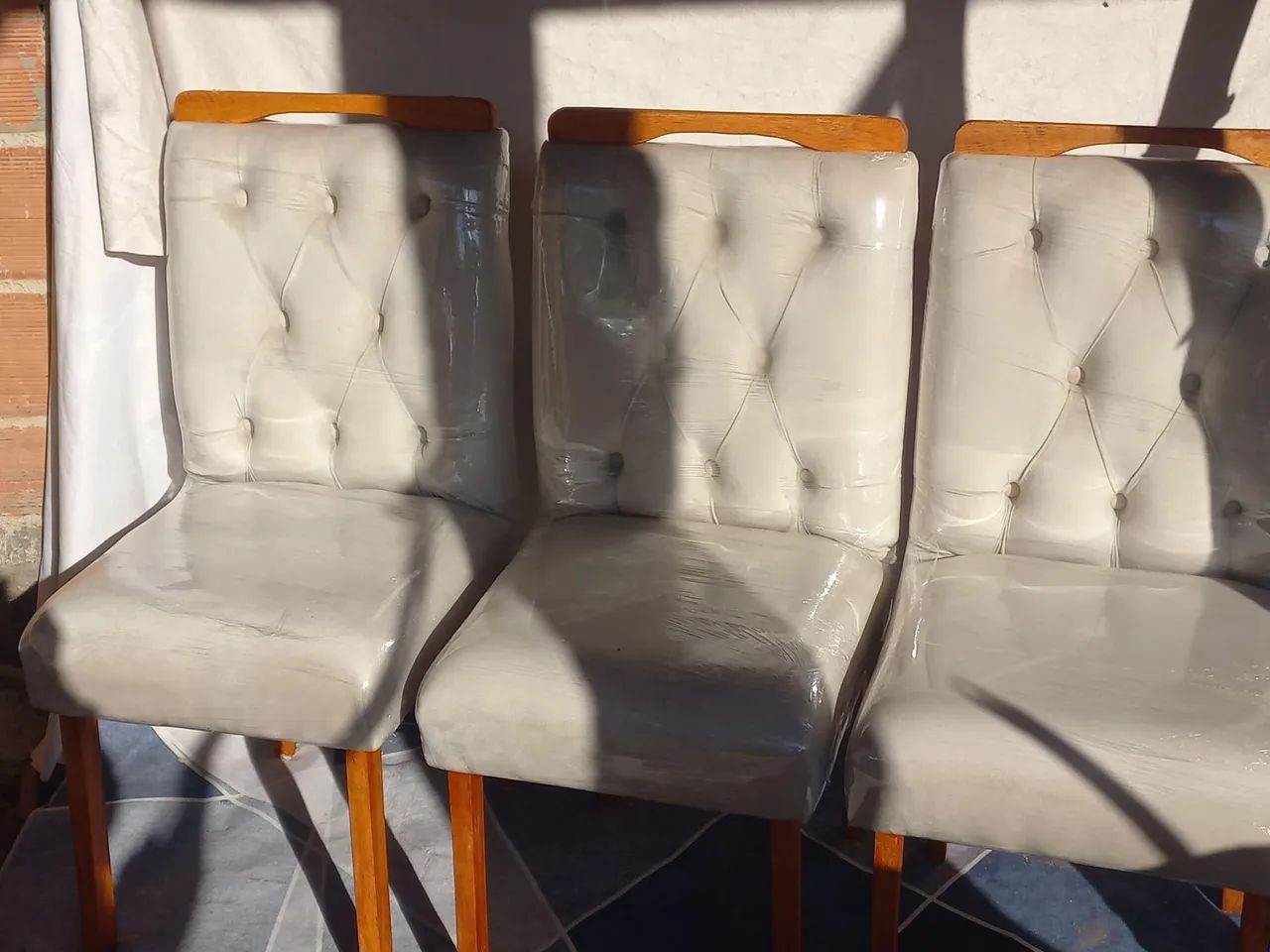 CADEIRA DE JANTAR ESTOFADA CADA UNIDADE 210 - Foto 2