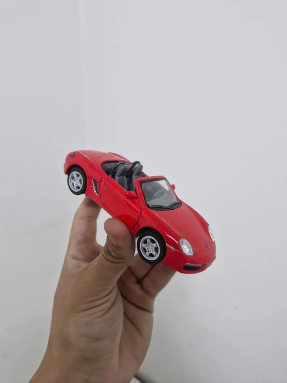 Miniatura Porsche Boxster Conversível Vermelho (Diecast)
