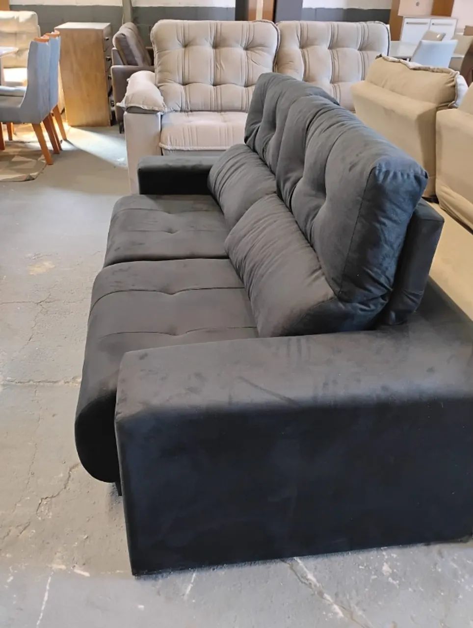 Sofá Retrátil 3 Lugares Novo - Foto 2