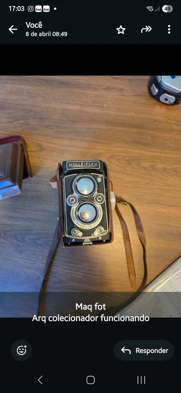 Camera rolleiflex para colecionador