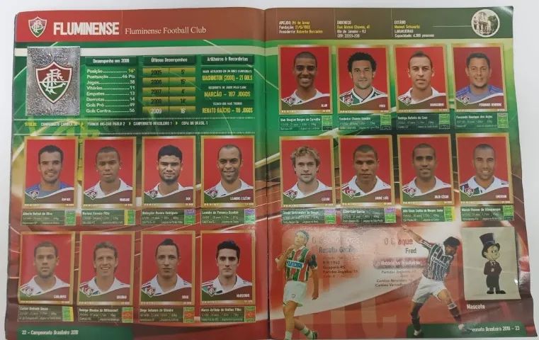 Álbum de figurinhas campeonato Brasileiro 2010 - Completo e colado - Foto 6