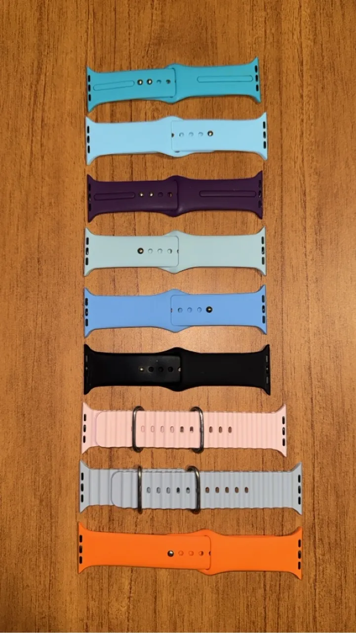 Pulseiras Coloridas para Apple Watch - Diversos Tamanhos