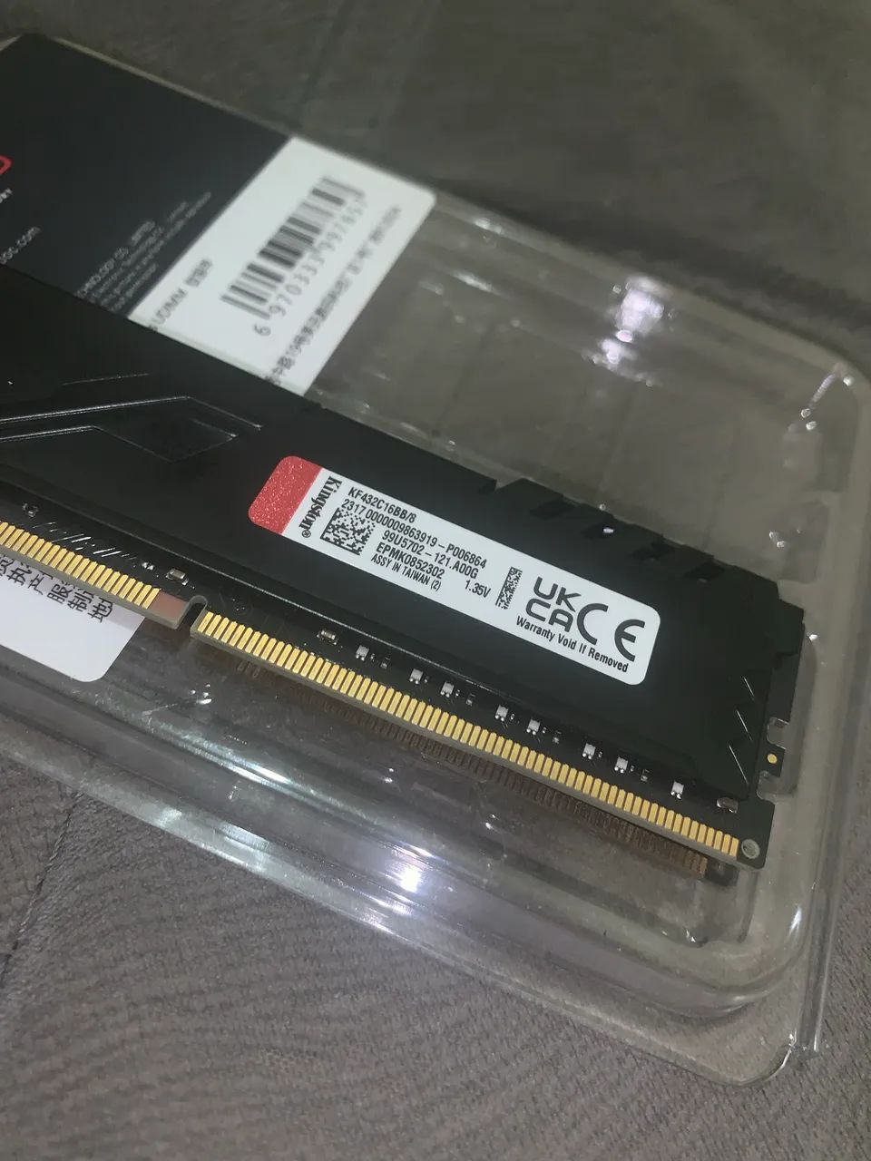 HyperX Fury DDR4 Memory 8GB 3200MHz64385501821314120