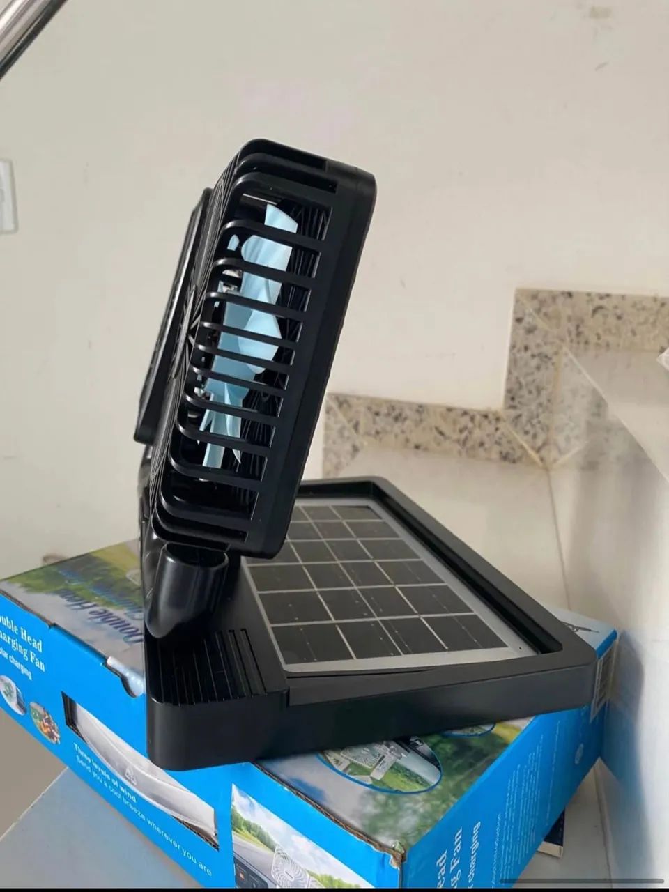 Ventilador com placa solar  - Foto 4