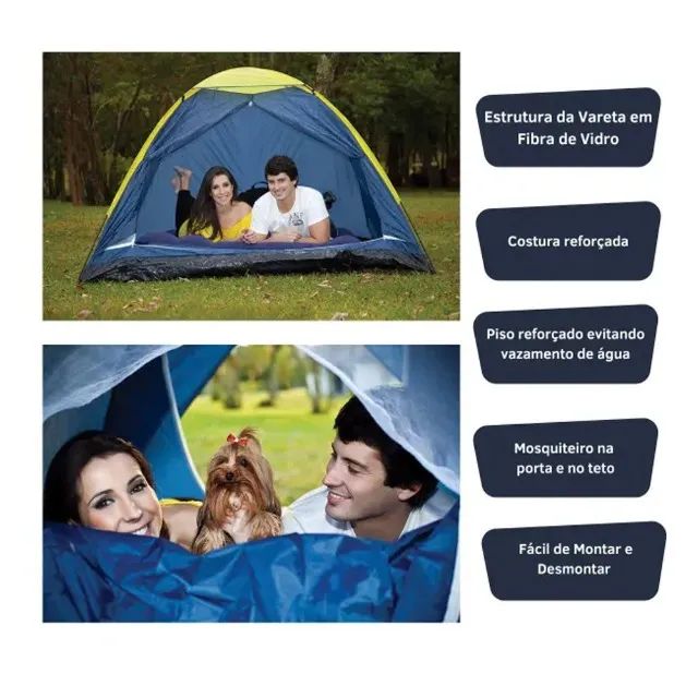 Barraca Camping 4 Pessoas 409035 Iglu Mor - Foto 3