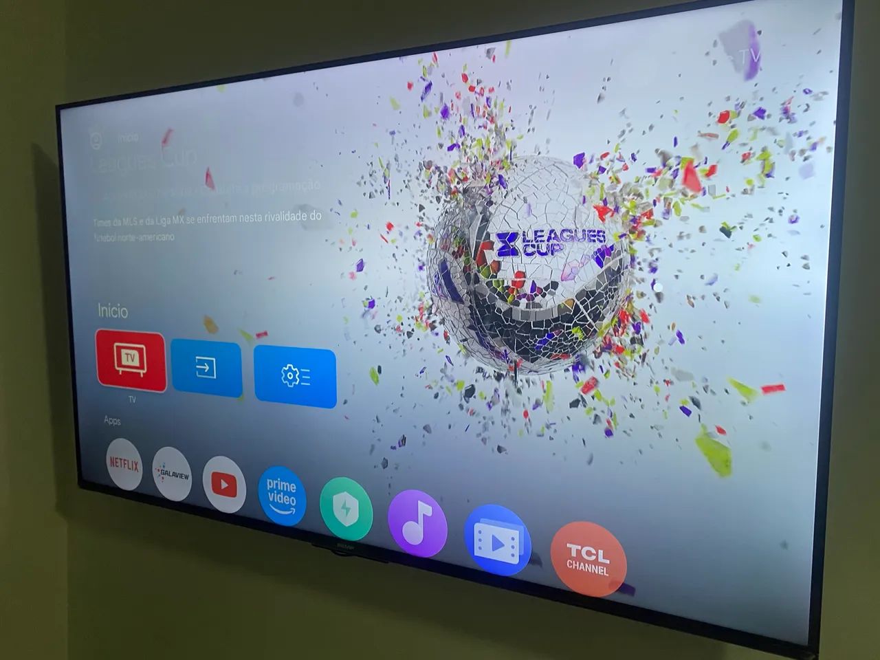 Tv led 55 polegadas TCL 4k Bhuetooth  entrega local 64315882580483120