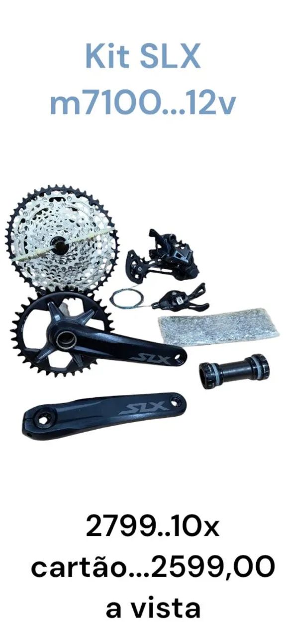 Kit Shimano SLX M7100 12v - Novo