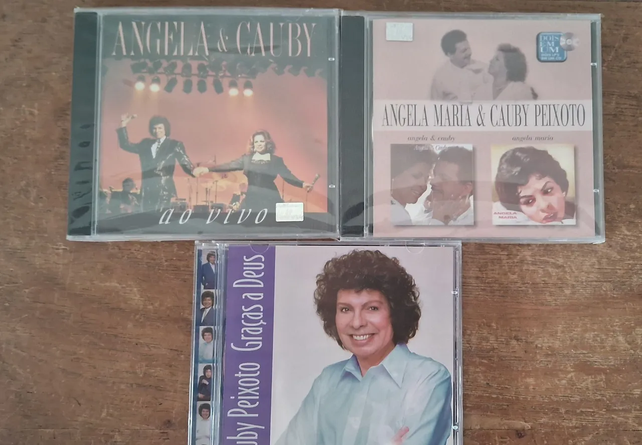 CDs Angela Maria e Cauby Peixoto