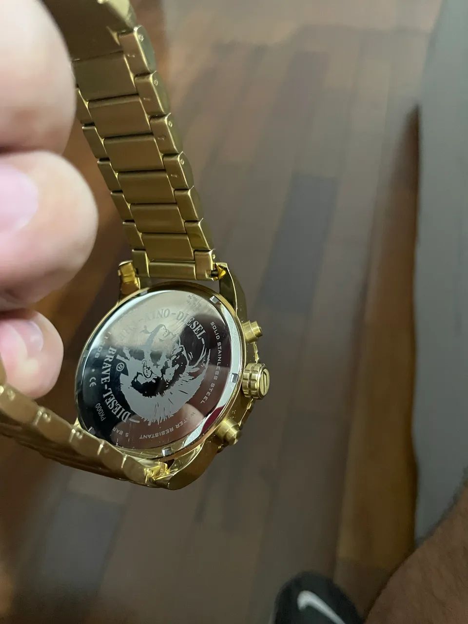 Relógio Diesel dourado - Foto 4