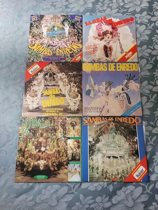 Lote 15 discos de vinil samba de enredo - Foto 3