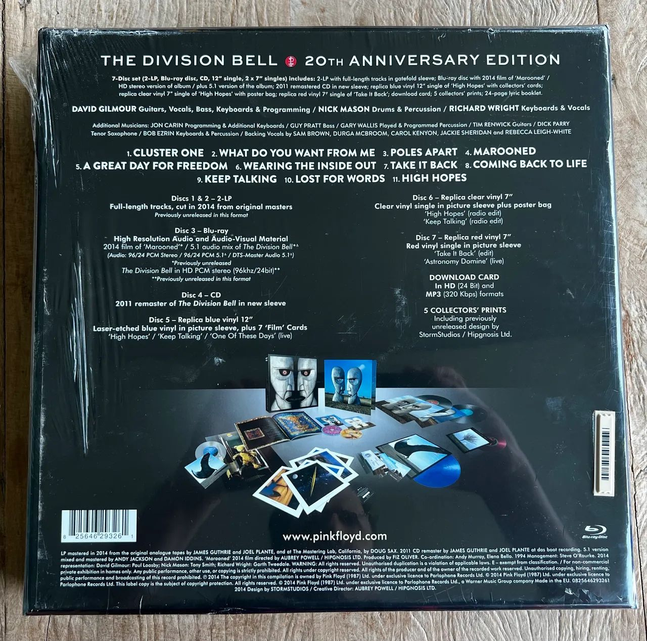 Raridade: Box original Pink Floyd The Division Bell - 7 discos (nova, lacrada) - Foto 2