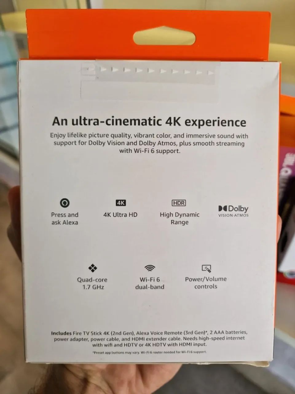 Fire stick 4k 2 gen wifi 6 Novo (Anápolis) - Foto 2
