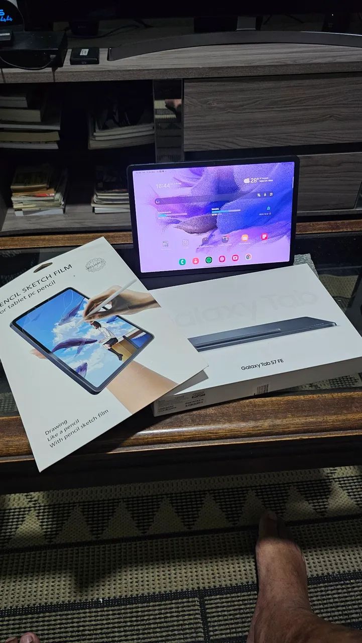 Galaxy Tab S7 FE 4G, 12,4" 128gb e 6gb ram + Capa  e 2 películas extras.   - Foto 3