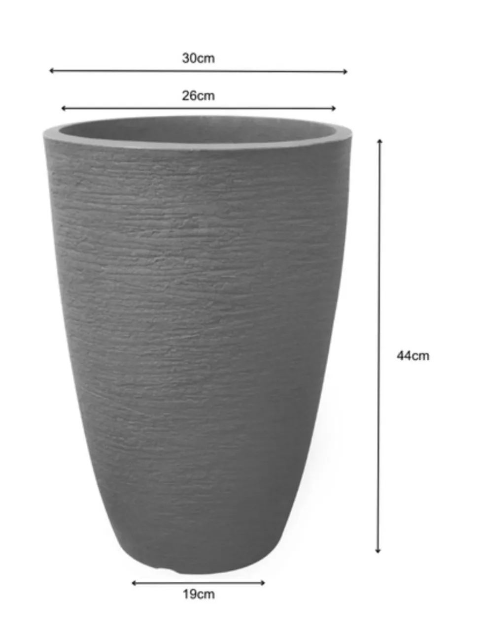 Vaso de planta de polietileno 20L (NOVO) - Foto 5