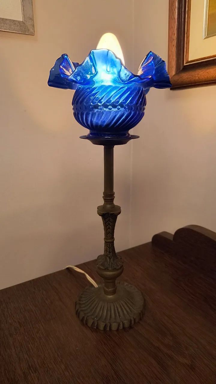 Abajur antigo de Bronze