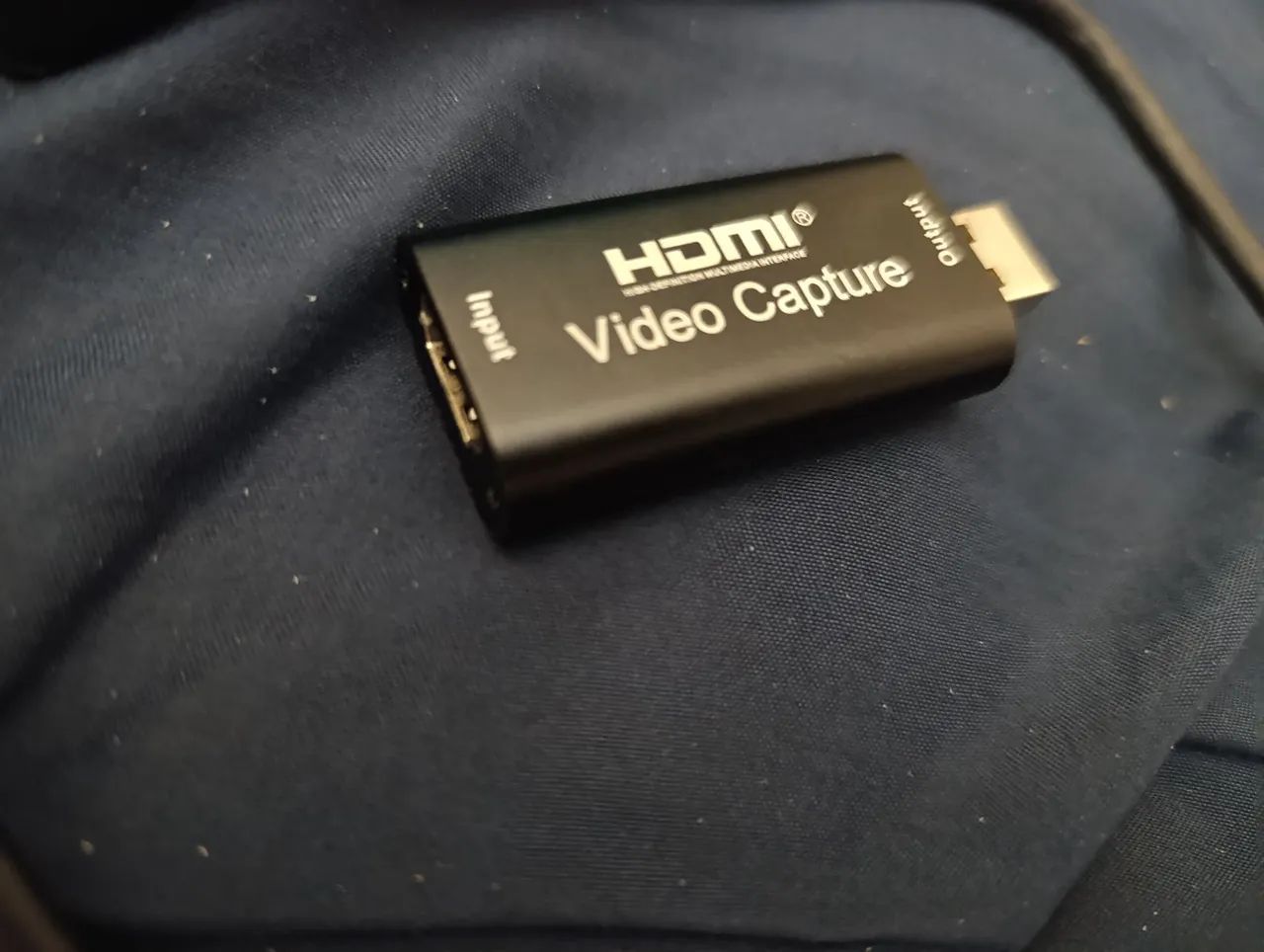 mini Placa de captura Full hd + splitter HDMI + cabo hdmi - Foto 3