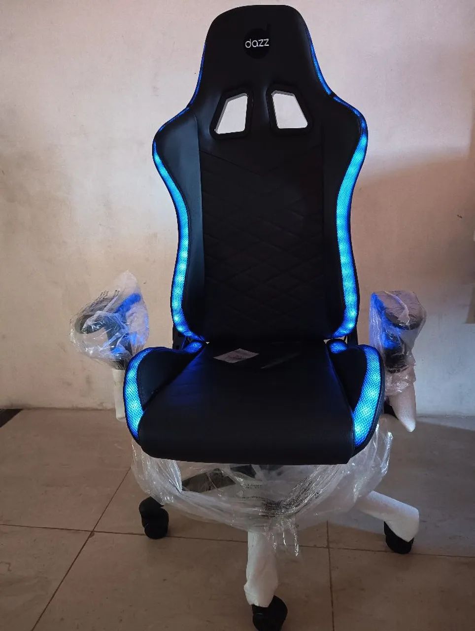 Cadeira gamer dazz com led - Foto 4