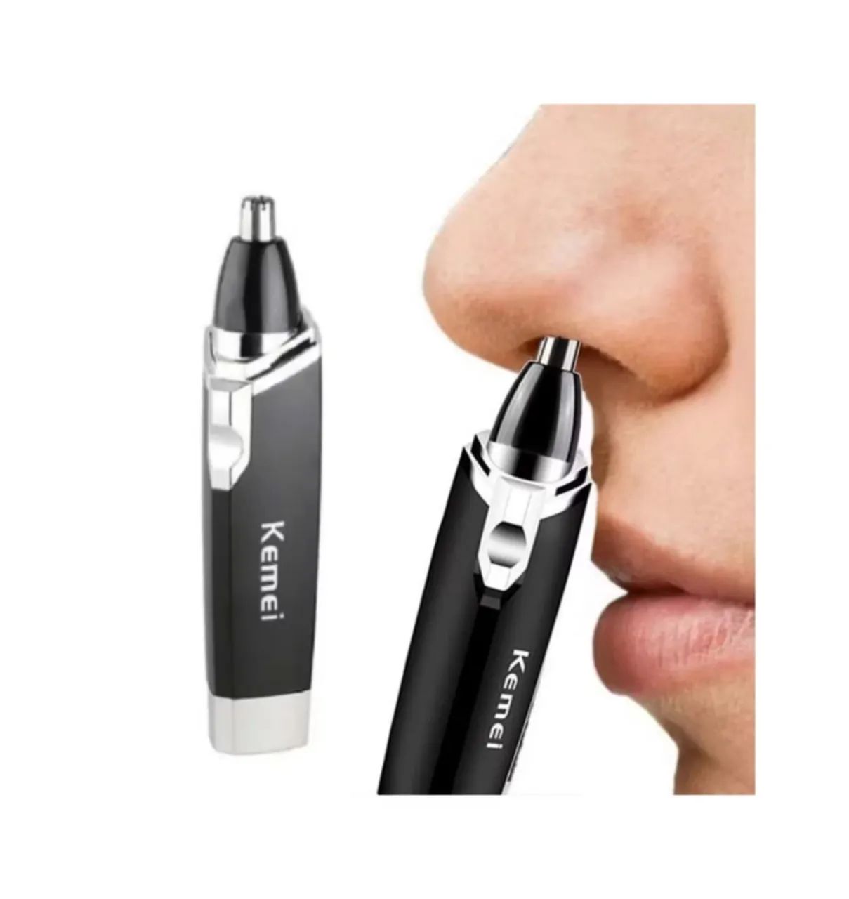 Removedor Aparador de Pelos Nariz Orelha Cortador Kemei - Foto 6