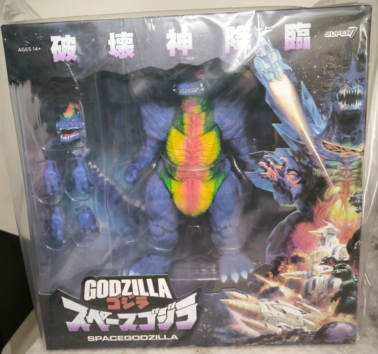 Space Godzilla Super7 original lacrado hasbro
