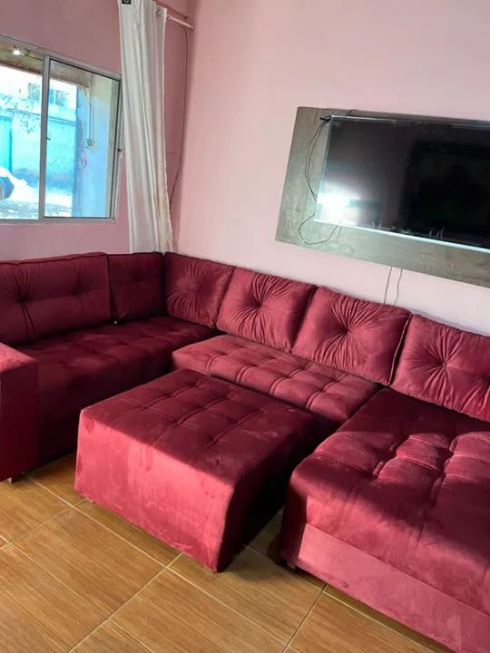 Sofá módulado de canto de Luxo 